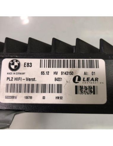 Amplificateur audio BMW X3 E83 PHASE 2 Diesel