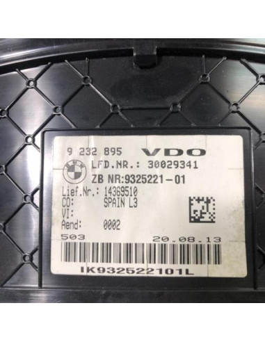 Compteur BMW SERIE 3 F30 PHASE 1 