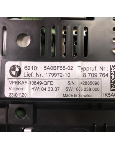 Compteur BMW SERIE 1 F40 