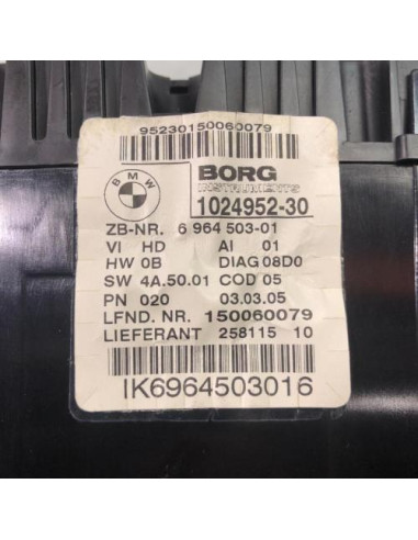 Compteur BMW SERIE 1 E87 PHASE 1 Diesel