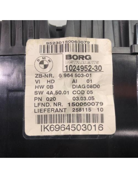Compteur BMW SERIE 1 E87 PHASE 1 Diesel