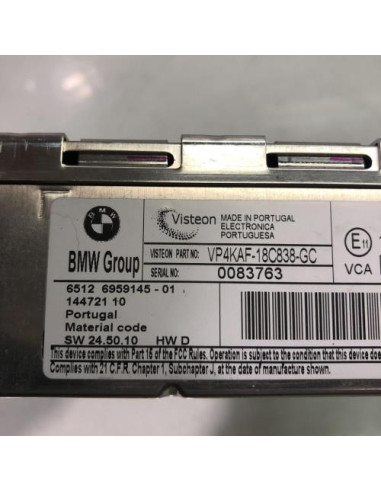 Autoradio d'origine BMW SERIE 1 E87 PHASE 1 Diesel