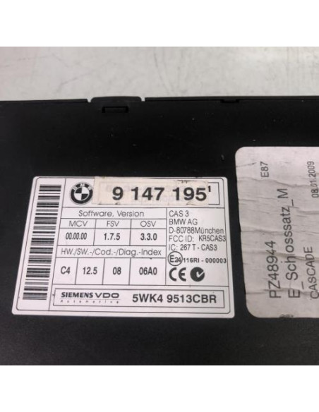 Kit de demarrage BMW SERIE 1 E87 PHASE 2 Essence