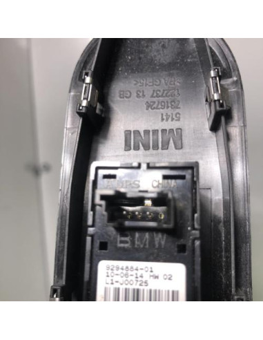 Interrupteur de leve vitre avant droit MINI MINI 3 F56 PHASE 1 Essence