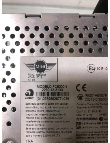 Autoradio d'origine MINI MINI 3 F56 PHASE 1 Essence