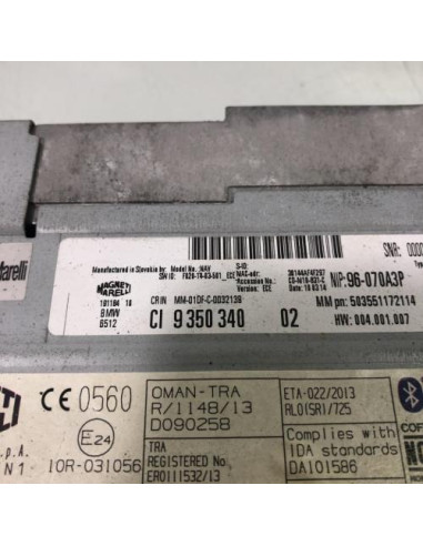 Autoradio d'origine BMW SERIE 3 F30 PHASE 1 Diesel