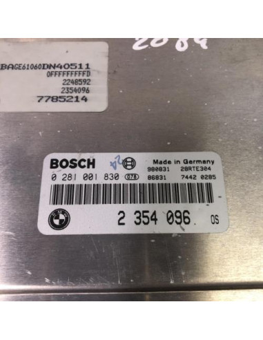 Calculateur moteur BMW SERIE 7 E38 Diesel
