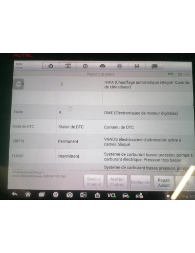 Tuyau de climatisation MINI MINI 3 F54 CLUBMAN PHASE 1 BREAK Essence