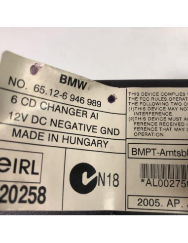 Chargeur CD BMW X3 E83 PHASE 1 Diesel