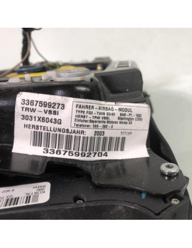 Air bag conducteur BMW X5 E53 Diesel