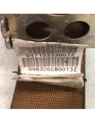 Ceinture arriere droit BMW SERIE 7 E65 PHASE 2 Diesel
