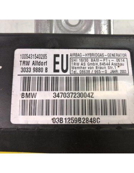 Air bag lateral droit BMW SERIE 3 E46 PHASE 2 Diesel