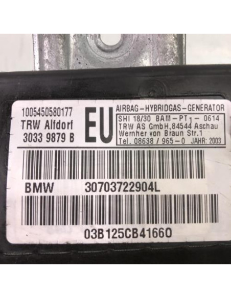 Air bag lateral gauche BMW SERIE 3 E46 PHASE 2 Diesel