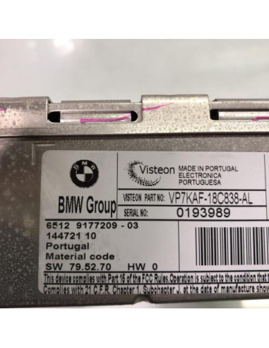 Autoradio d'origine BMW SERIE 1 E87 PHASE 2 