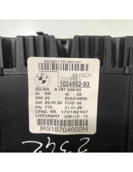 Compteur BMW SERIE 1 E87 PHASE 2 Diesel
