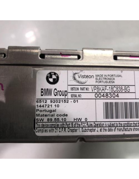 Autoradio d'origine BMW SERIE 1 E87 PHASE 2 Diesel