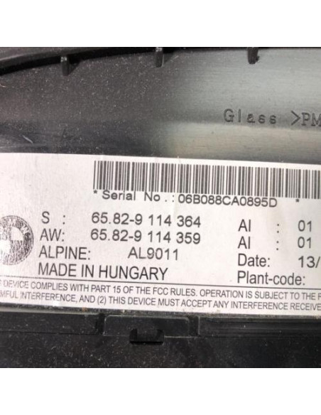 Ecran GPS BMW SERIE 3 E91 TOURING PHASE 1 BREAK Diesel