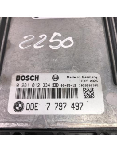 Calculateur moteur BMW SERIE 1 E87 PHASE 1 Diesel