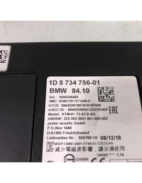 Calculateur MINI MINI 3 F60 COUNTRYMAN PHASE 1 BREAK 