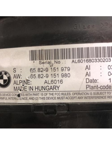 Ecran GPS BMW SERIE 3 E91 TOURING PHASE 1 BREAK Diesel