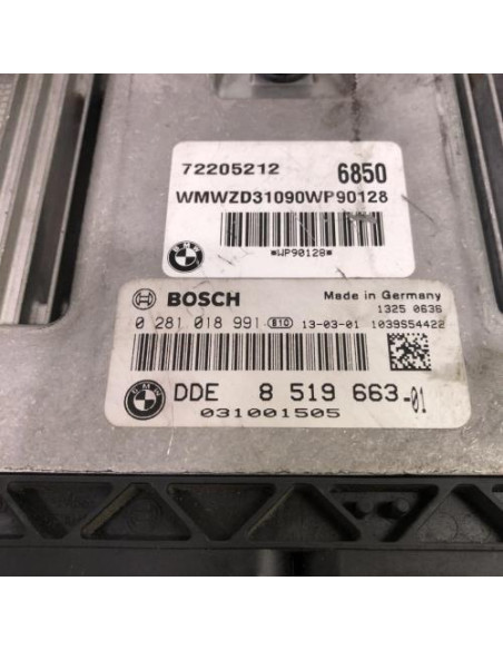 Calculateur moteur MINI MINI 2 R60 COUNTRYMAN BREAK Diesel