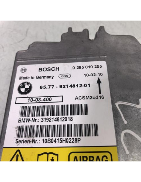 Boitier air bag BMW SERIE 3 E93 CABRIO PHASE 2 Diesel