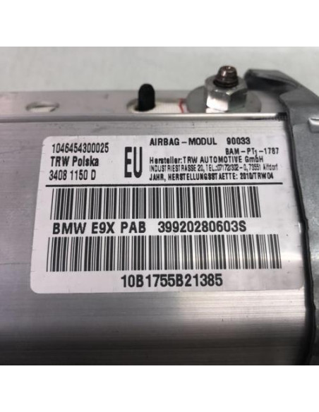 Air bag passager BMW SERIE 3 E92 COUPE PHASE 2 Diesel