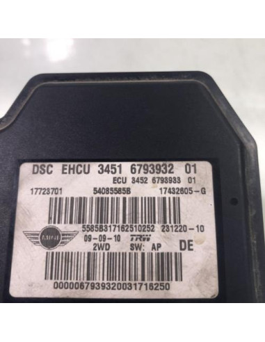 Bloc ABS (freins anti-blocage) MINI MINI 2 R56 PHASE 2 Essence