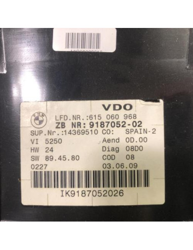 Compteur BMW SERIE 3 E90 PHASE 2 Essence