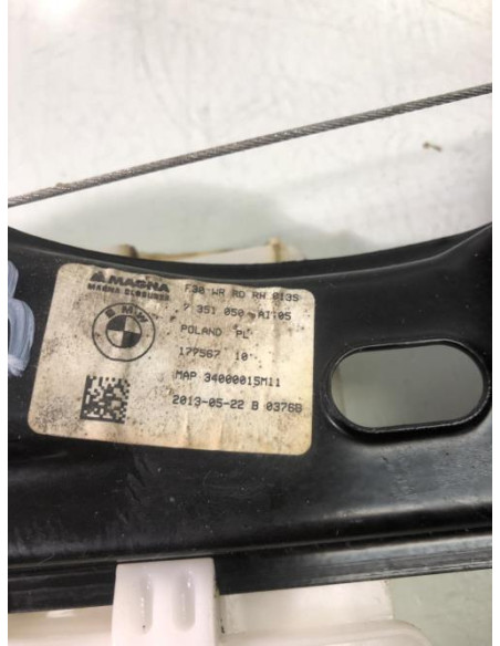 Leve vitre electrique arriere droit BMW SERIE 3 F30 PHASE 1 Diesel