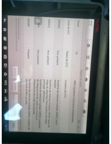 Poignee porte arriere droit BMW SERIE 3 E90 PHASE 1 Diesel