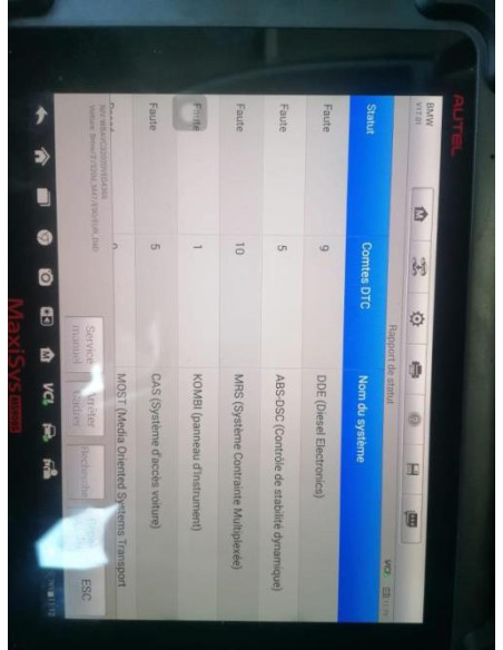 Aerateur tableau de bord BMW SERIE 3 E90 PHASE 1 Diesel