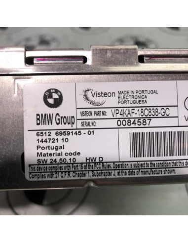 Autoradio d'origine BMW SERIE 1 E87 PHASE 1 Diesel