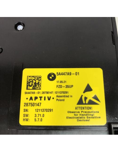 Eclairage de plafonnier BMW SERIE 5 G30 PHASE 2 