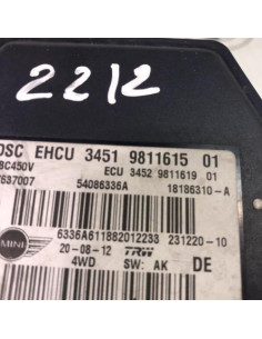 Bloc ABS (freins anti-blocage) MINI MINI 2 R60 COUNTRYMAN BREAK Diesel 2