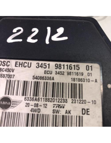 Bloc ABS (freins anti-blocage) MINI MINI 2 R60 COUNTRYMAN BREAK Diesel