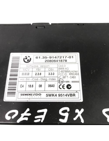 Calculateur BMW X5 E70 PHASE 1 Diesel