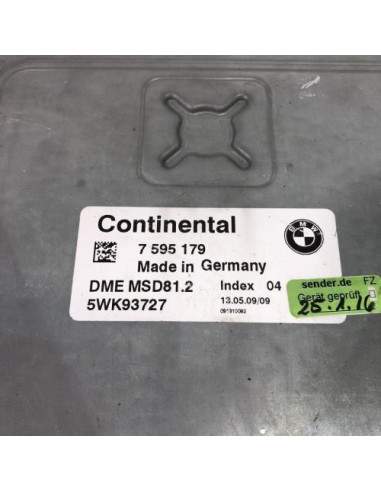 Calculateur moteur BMW SERIE 3 E90 PHASE 2 Essence
