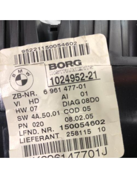 Compteur BMW SERIE 1 E87 PHASE 1 Diesel