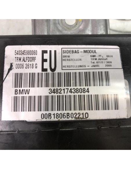 Air bag lateral droit BMW SERIE 3 E46 PHASE 1 Diesel