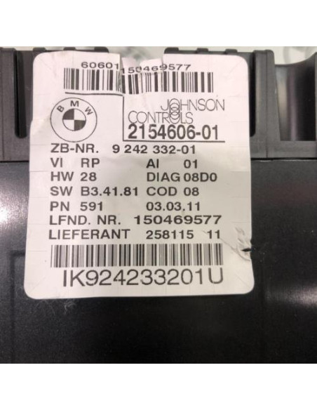 Compteur BMW SERIE 1 E81 Diesel