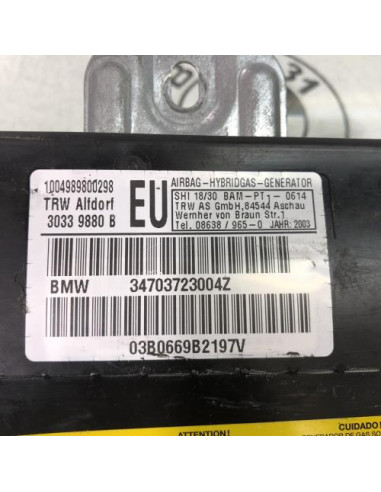 Air bag lateral droit BMW SERIE 3 E46 PHASE 2 Diesel