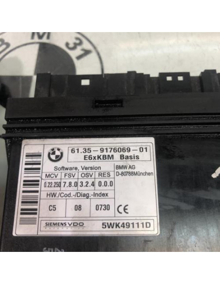 Calculateur BMW SERIE 5 E60 PHASE 2 Diesel