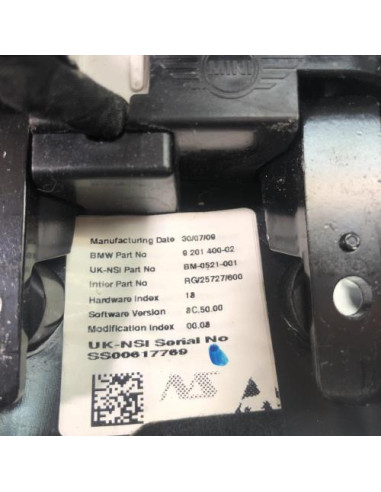 Compte tours MINI MINI 2 R57 CABRIOLET PHASE 1 Essence