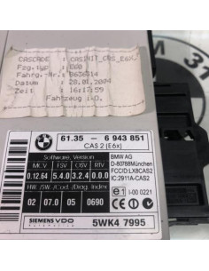 Calculateur BMW SERIE 5 E60 PHASE 1 