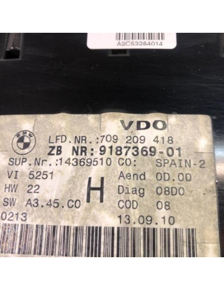 Compteur BMW X1 E84 PHASE 1 Diesel