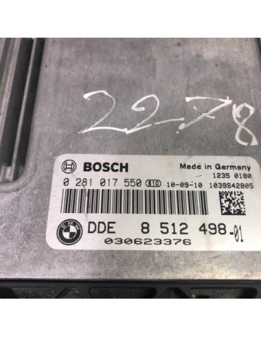 Calculateur moteur BMW X1 E84 PHASE 1 Diesel