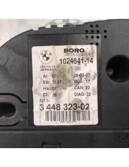 Compteur BMW X3 E83 PHASE 2 Diesel