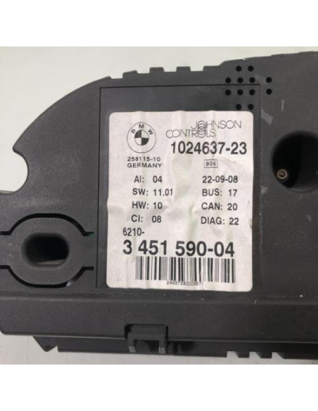 Compteur BMW X3 E83 PHASE 2 Diesel