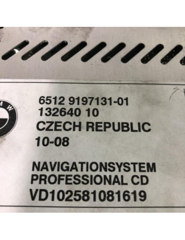 Autoradio d'origine BMW X3 E83 PHASE 2 Diesel